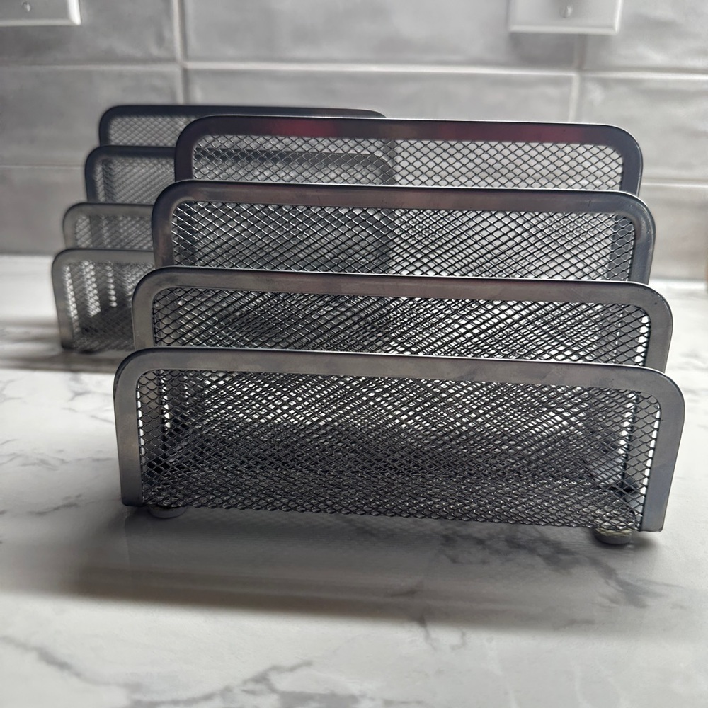 Set of 2 mail organizers metal - Picture 2 of 2